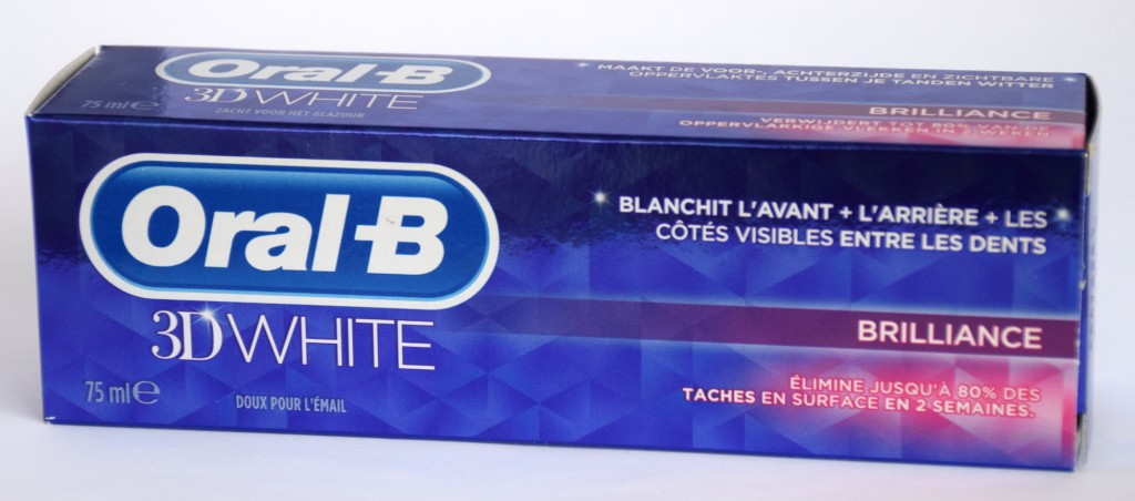 Dentifrice Oral-B 3D white brillance carton
