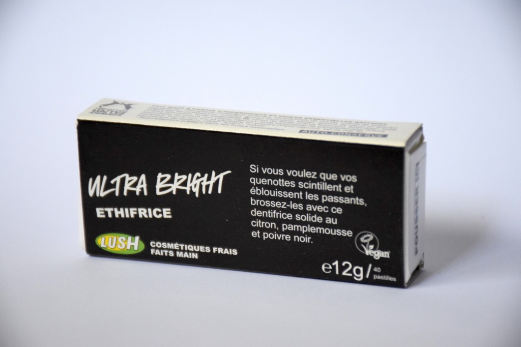 Dentifrice Solide Lush Ultra Bright Boite