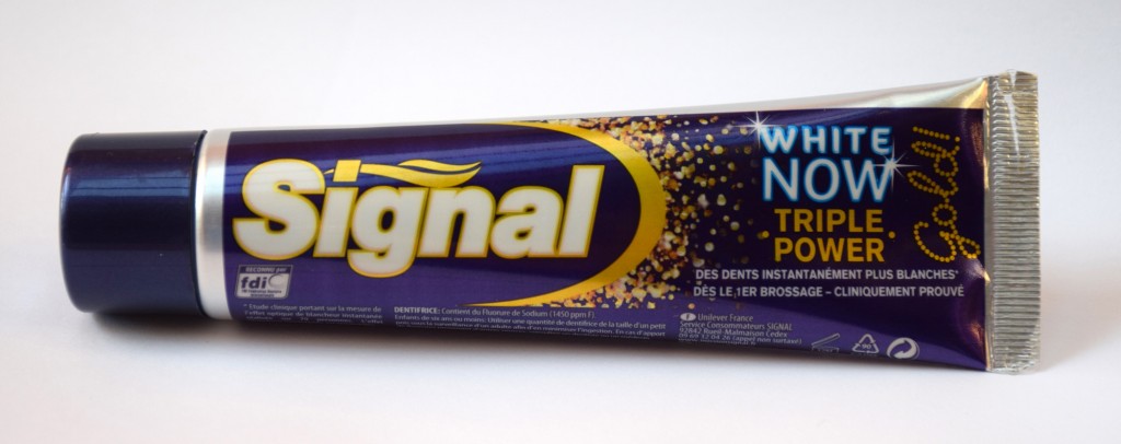 Dentifrice Signal White Now Gold tube