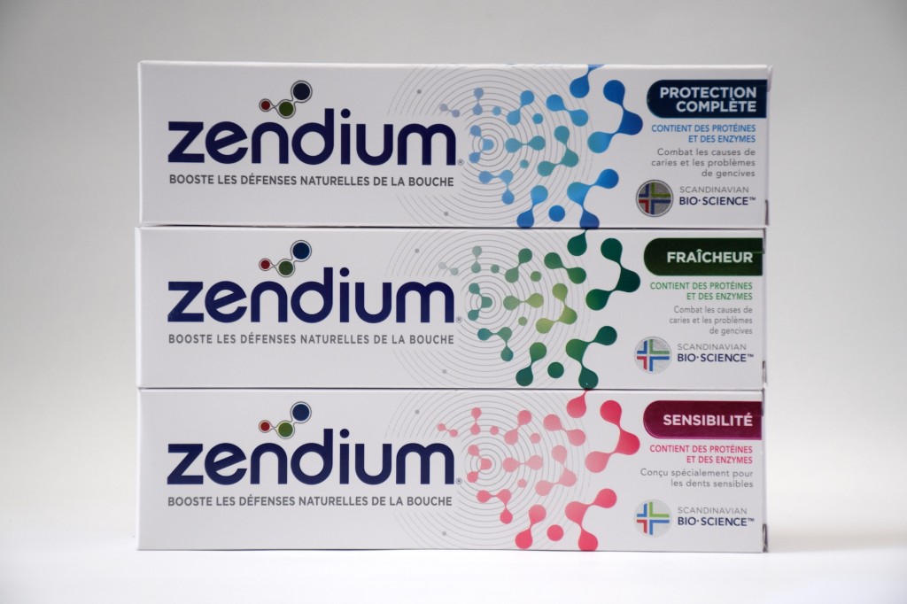 Gamme Adultes Dentifrice Zendium boite