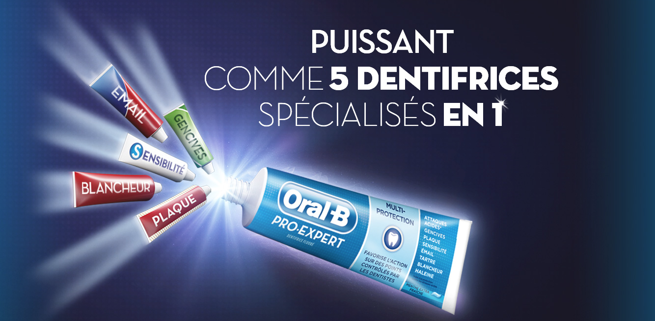 La Gamme Pro-Expert D'Oral-B - Meilleur Dentifrice