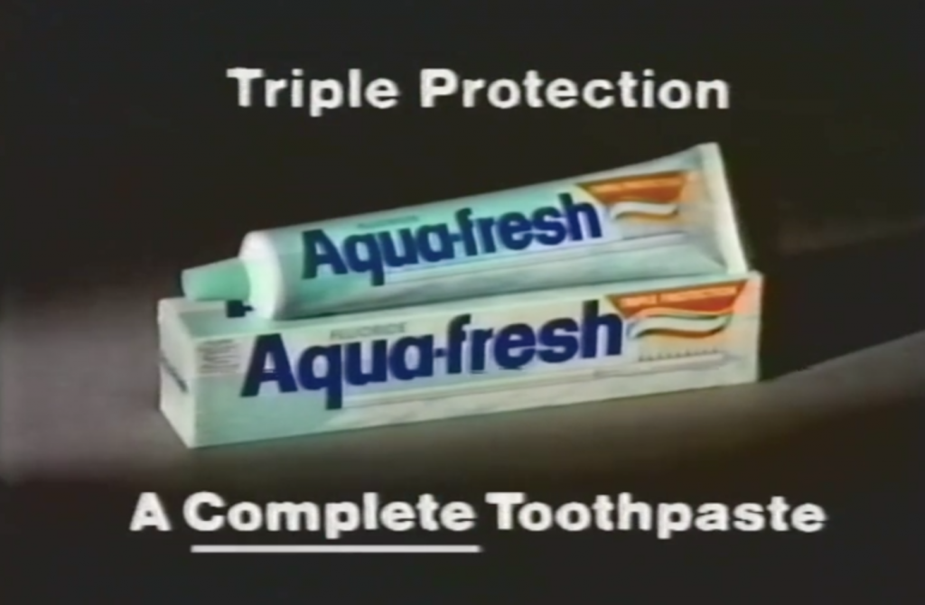 Aquafresh Pub 1983 Triple Protection