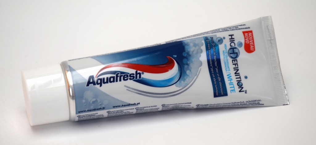 Dentifrice Aquafresh High Definition White Menthe Eblouissante tube