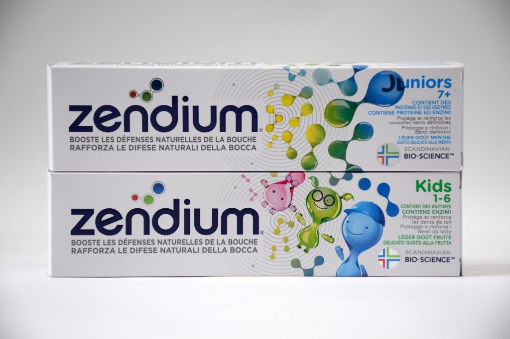 Gamme Enfants Dentifrice Zendium boite