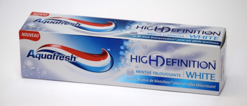 Dentifrice Aquafresh High Definition White Menthe Eblouissante carton